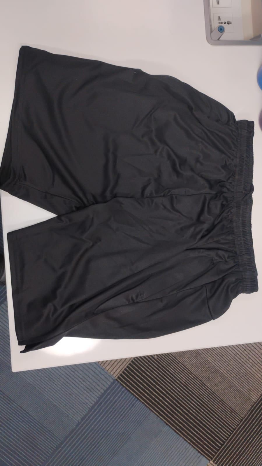 Men's Casual & Stylish Sports Shorts (Combo of Black & Grey)